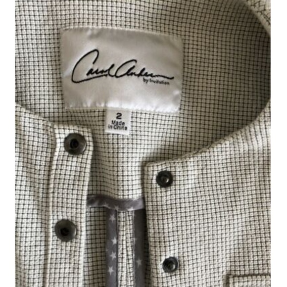 cabi ZIP LINE PEPLUM BLAZER JACKET SZ 2 ~ $128 - Picture 5 of 7